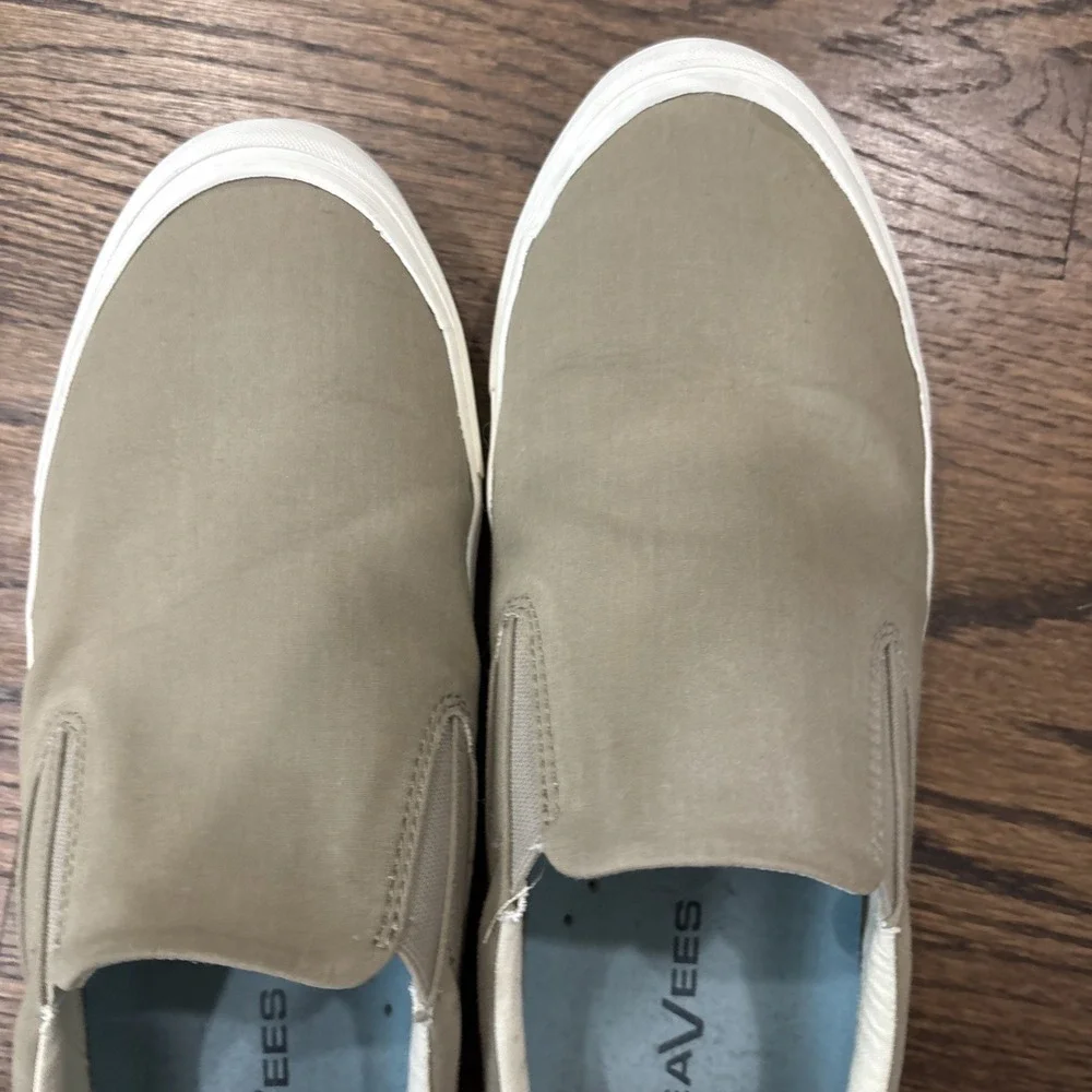 seavees mens 10, Tan Deck Shoe, Slip On